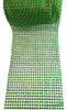 Faja De Falso Strass-12cm De Ancho. Por Metro-verde 0
