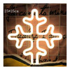 Cartel Neon Hielo Copo De Nieve Invierno Luz Led Gamer A26 4