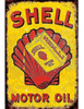 Cartel Chapa Vintage Esso Shell Y Masgarage Neumáticos Autos 2