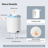 Mini Bomba De Aire Recargable Usb + Luz De Camping Inferior. 4