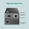 Convertidor De Medios Tplink Gigabit Ethernet Hasta 1000 Mbp 2
