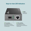 Convertidor De Medios Tplink Gigabit Ethernet Hasta 1000 Mbp 4