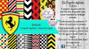 Papeles Fondos Digitales Ferrari Kit Imprimible 1