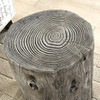 Firstime & Co.® Gray Arbor Log Table, American Crafted, Weat 2