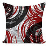 Ezving Set De 4 Fundas De Almohadas Modernas Rayas Rojas Abs 2