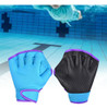 1 Par De Remos De Mão Para Natação, Azul 18,5cmx20cm 7