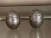 Salero Y Pimentero Antiguos Huevos En Bronce Numerados. 3