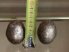 Salero Y Pimentero Antiguos Huevos En Bronce Numerados. 5