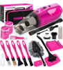 Kit De Detalles De Interior De Automvil Rosa, Kit De Limpiez 0