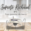 Kit Completo Suporte N°1 Rechaud Cromado Panela Barro 4