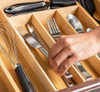 Organizador Multifuncional Extensible De Bambú 4