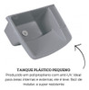 Tanque Plástico Cinza Com Válvula 15 Litros - Metasul 3