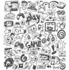 Juego De Funda Nórdica Para Videojuegos De Ambesonne, Diseño 1 Juego De Funda Nórdica Para Videojuegos De Ambesonne, Diseño 1