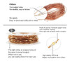 Ruichen Cadena De Luces Led De 33 Pies, 100 Cables De Cobre 3