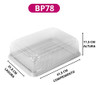 Embalagem Retangular Para Bolo Bipack Modelo: Bp78 C/ 20 Uni 1