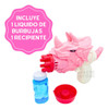 Burbujero Dinosaurio Triceratops Pila Tiktok Pistola Liquido 3