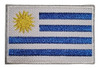 Parche Insignia Bordada Bandera Uruguay 6x4 Cm Con Velcro 0