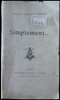 Simplement ... Delfina Bunge De Gálvez. 1911. 49n 526 0