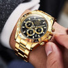 Relojes De Oro Automáticos Olevs Para Hombres Calendario De 1