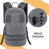 Mochila Senderismo Hidratacion 2l Gris 3