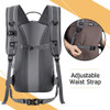 Mochila Senderismo Hidratacion 2l Gris 5