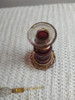 Antiguo Perfumero Egipcio De Cristal Detalles En Oro . 6