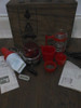 Antiguo Kit Viaje Auto Airox Cafetera Baliza Aspiradora 12 V 2