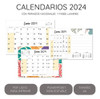 Kit Imprimible Calendario Planificador 2024 Pdf + Editable 1