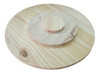 Circulo De Pino 60cm  De Diametro 0