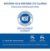 Filtro De Agua De Jarra Certificado Por Nsf Filterlogic, Ree 1