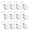 Chaveiro Em Branco De Sublimação De 12 Peças Chave Redonda D 0