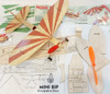Kit Mini Bip Aeromodelismo Biplano 25cm 3