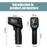 Medidor De Temperatura Digital De Emissividade Industrial Po 1