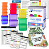 Efficient Nutrition Juego Tupper 14 Pzs + Guía Completa 0