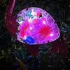 Wufeily Solar Garden Lights, Glass & Metal Flamingo Solar Ga 4