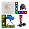 Lampara Luz Negra  + Flash Led + Laser Multipunto 0