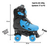 Patins Roller Ajustável 37-40 Preto/azul Dmr6050g 1 Patins Roller Ajustável 37-40 Preto/azul Dmr6050g 1
