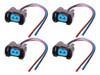 4x Conector Chicote Plug Do Bico Injetor Honda Civic Fit Crv 0