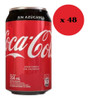 Coca Cola Lata 354ml Zero Pack X48 Gaseosa Zetta Bebidas 1