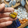 Dije Corazón Ojo De Tigre. Piedras Y Cristales Energéticos 1