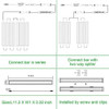 Aiboo Bajo Clóset Luces Led Kit De Disco Rigido Barra Con Di 3
