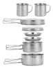 Juego De Ollas Para Camping 8 Piezas Plato Taza Sarten 2