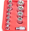 Juego Tubos Puntas Surtidas Atornillar Set 29pcs 1/4 3/8 1/2 1
