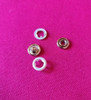 Broches Metálicos Doble Aro 11 Blancos X 200. Simil Eberle 1