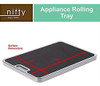 ~? Nifty Medium Appliance Rolling Tray - Silver, Home Kitche 2