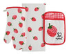 Kate Spade Fresh Strawberries Hibiscus Set De Cocina De Tres 0
