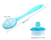 Cepillo Exfoliante Con Mango Largo Color Azul 3