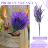 Yunsailing 40 Paquetes Plantas Artificiales Lavanda Ramo Del 1