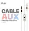 Cable Auxiliar Mini Plug 3.5 Con Microfono Para Auricular 2