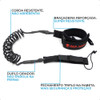 Leash Body Surf Strep De Braço C/ Regulagem Strep Regular 2